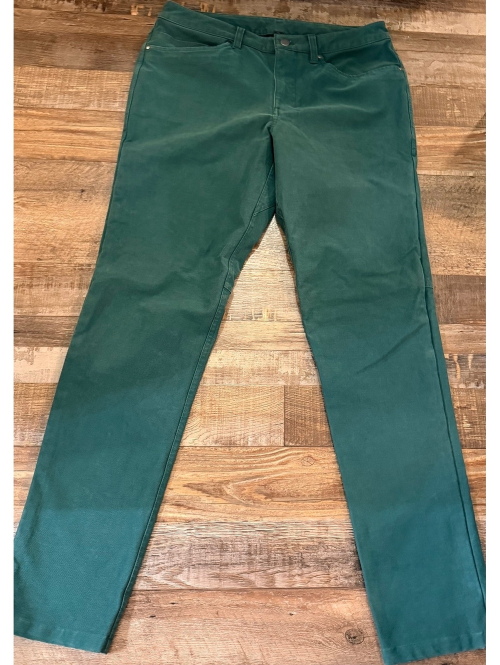Lululemon ABC Slim Fit 5 Pocket Utilitech Pants Rainforest Green Men’s 31x30